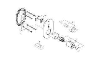 Термостат для душа Grohe Eurosmart Cosmopolitan E Special 36456000GR инфракрасный хром