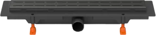 Душевой лоток Milleau Flow M750FB 75 см черный Душевой лоток Milleau Flow M750FB 75 см черный