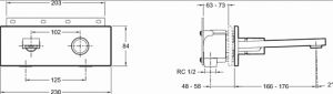 Смеситель для раковины Jacob Delafon Composed E73061-CP