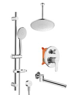 Душевой комплект Swedbe Platta 5543 хром Душевой комплект Swedbe Platta 5543 хром