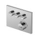Термостатический смеситель для ванны и душа WasserKRAFT Dinkel 5858 T хром