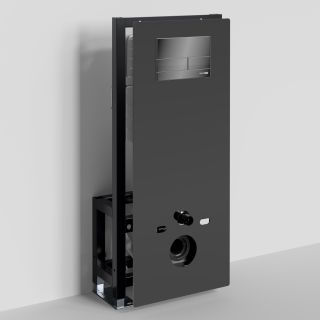 Система инсталляции для унитазов WasserKRAFT Glan 66TLT.010.ME.BL.PB04 с кнопкой смыва