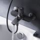 Смеситель для ванны и душа Am.Pm X-Joy TouchReel чёрный матовый F85A10522