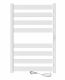 Полотенцесушитель электрический Indigo Oktava Slim 5 LСLOKS5E80-40WMRt 80x50 см белый матовый