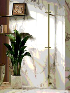 Полотенцесушитель электрический AQUAme AQM3151BG 20x170 см золото брашированное