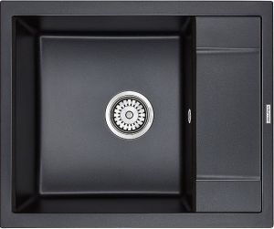 Мойка кухонная Paulmark Flugen PM216050-BLM чёрный металлик