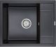 Мойка кухонная Paulmark Flugen PM216050-BLM чёрный металлик Мойка кухонная Paulmark Flugen PM216050-BLM чёрный металлик