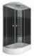 Душевая кабина Niagara NG-3524-14R BLACK 120x80см серебро/тонированное с узором