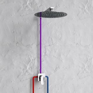 Душевой комплект WasserKRAFT Alme A12119 хром
