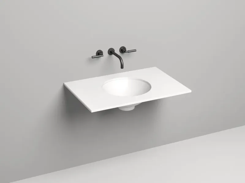 Столешница Salini Costa S-Stone 200121M 80x50см белый матовый Столешница Salini Costa S-Stone 200121M 80x50см белый матовый