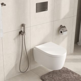 Гигиенический душ со смесителем WasserKRAFT A70338 никель