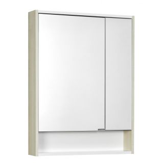 Зеркальный шкаф Акватон Рико 65см белый/ясень фабрик 1A215202RIB90 Зеркальный шкаф Акватон Рико 65см белый/ясень фабрик 1A215202RIB90