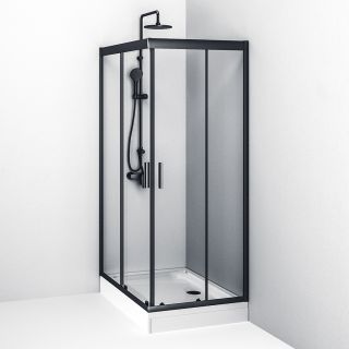 Душевой уголок Am.Pm Gem 120x80см чёрный матовый W90G-404-120280-BT Душевой уголок Am.Pm Gem 120x80см чёрный матовый W90G-404-120280-BT