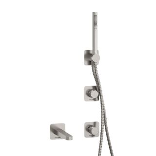 Встраиваемый комплект для ванны с лейкой и изливом WasserKRAFT Tauber A6451.296.298.275.100.276 никель