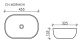 Раковина Ceramica Nova Element CN6009MDH 45см тёмный антрацит матовый
