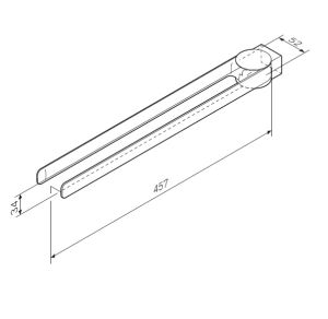 Полотенцедержатель Am.pm INSPIRE 2.0 A50A32600