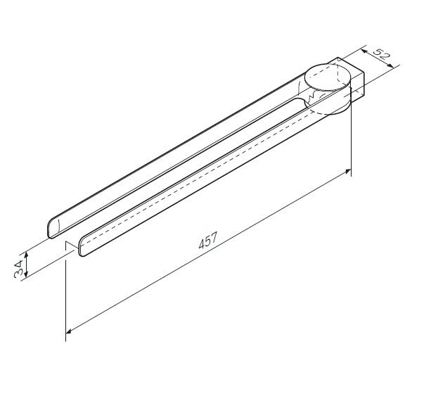 Полотенцедержатель Am.pm INSPIRE 2.0 A50A32600
