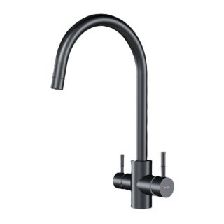 Смеситель для кухни Am.Pm X-Joy S F85B07722 с каналом для питьевой воды чёрный