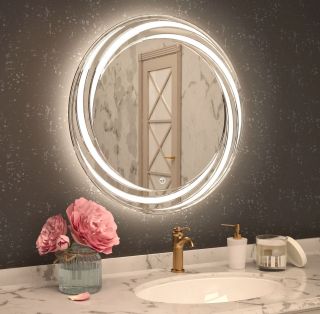 Зеркало с подсветкой Art&Max Romantic 70см AM-Rom-700-700-DS-F Зеркало с подсветкой Art&Max Romantic 70см AM-Rom-700-700-DS-F