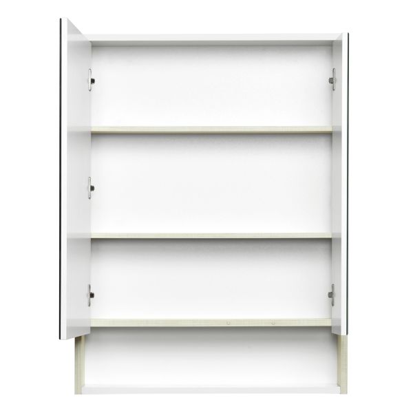 Зеркальный шкаф Акватон Рико 65см белый/ясень фабрик 1A215202RIB90
