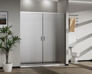 Душевая дверь Vincea City VDS-5CT2170MT 170 см профиль хром стекло текстурное