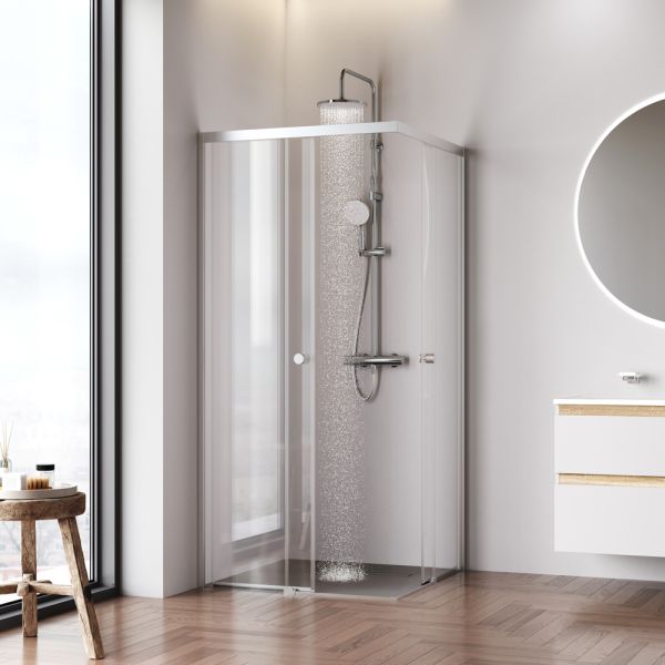 Душевой уголок Am.Pm X-joy W94G-403-9090-МТ1К 90x90 см без поддона хром матовый