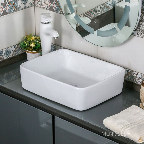 Накладная раковина Melana 7050H-805 48см белый Накладная раковина Melana 7050H-805 48см белый