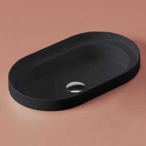 Раковина ArtCeram Cognac TFL033 17 00 черная 58.3 см