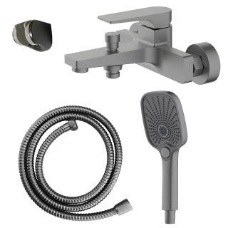 Смеситель для ванны Azario Arida AZ-K3054GR графит