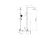 Душевая стойка Wonzon & Woghand Balance WW-054601-CR хром