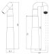 Смеситель для раковины Haiba HB11813 хром