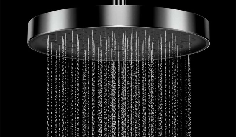 Душевой комплект Vincea Inspire VSFW-3I21MT2GM встраиваемый, термостатический, двухрежимный, вороненая сталь