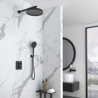 Душевой комплект Vincea Inspire VSFW-3I21MT2MB встраиваемый, термостатический, двухрежимный, черный3I21MT2MB Душевой комплект Vincea Inspire VSFW-3I21MT2MB встраиваемый, термостатический, двухрежимный, черный3I21MT2MB