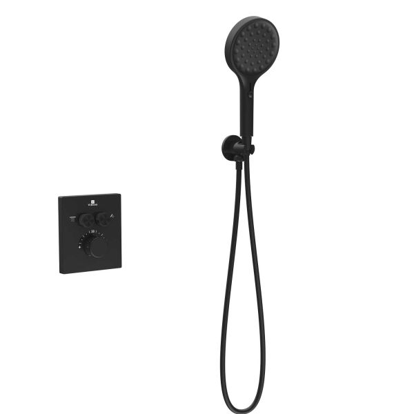 Душевой комплект Vincea Inspire VSFW-3I21MT3MB встраиваемый, термостатический, двухрежимный, черный Душевой комплект Vincea Inspire VSFW-3I21MT3MB встраиваемый, термостатический, двухрежимный, черный