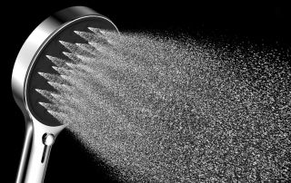 Душевой комплект Vincea Inspire VSFW-3I21MT3RGM встраиваемый, термостатический, двухрежимный, вороненая сталь