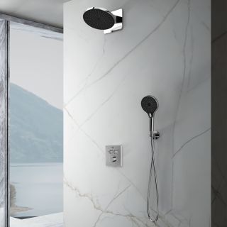 Душевой комплект Vincea Inspire VSFW-3I21MT5CH встраиваемый, термостатический, двухрежимный, хром Душевой комплект Vincea Inspire VSFW-3I21MT5CH встраиваемый, термостатический, двухрежимный, хром