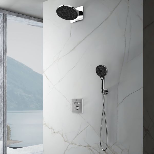 Душевой комплект Vincea Inspire VSFW-3I21MT5CH встраиваемый, термостатический, двухрежимный, хром Душевой комплект Vincea Inspire VSFW-3I21MT5CH встраиваемый, термостатический, двухрежимный, хром