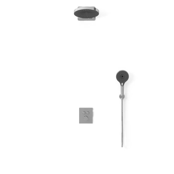 Душевой комплект Vincea Inspire VSFW-3I21T1CH встраиваемый, термостатический, двухрежимный, хром Душевой комплект Vincea Inspire VSFW-3I21T1CH встраиваемый, термостатический, двухрежимный, хром