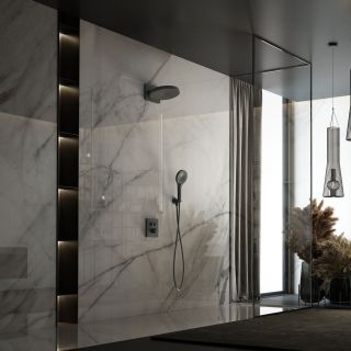 Душевой комплект Vincea Inspire VSFW-3I21T1MB встраиваемый, термостатический, двухрежимный, черный Душевой комплект Vincea Inspire VSFW-3I21T1MB встраиваемый, термостатический, двухрежимный, черный