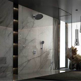 Душевой комплект Vincea Inspire VSFW-3I22MT3GM встраиваемый, термостатический, двухрежимный, вороненая сталь Душевой комплект Vincea Inspire VSFW-3I22MT3GM встраиваемый, термостатический, двухрежимный, вороненая сталь