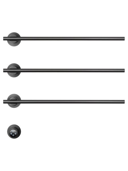 Полотенцесушитель электрический встраиваемый Wonzon & Woghand Dortmund WW-A363-GM 58x55 см с внутренней частью тёмный графит