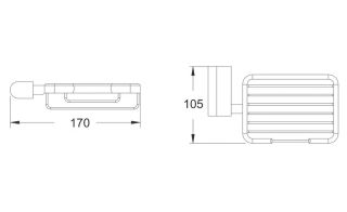 Мыльница Rose RG1704T пепельный Мыльница Rose RG1704T пепельный