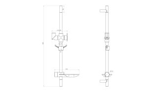 Комплект смесителей для ванны Lemark Point LM0380C