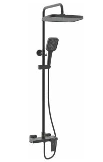 Душевая стойка Rose R1836H-6 чёрный матовый Душевая стойка Rose R1836H-6 чёрный матовый
