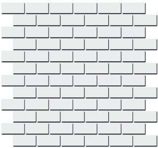 Декор Kerama Marazzi 191\001T Турнон белый мозаичный матовый 32x30x0,9