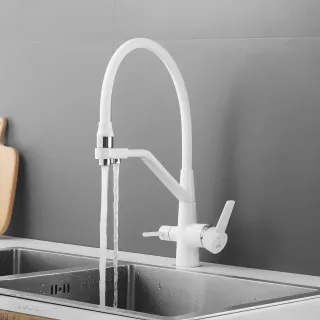 Смеситель для кухни Rose R558C белый Смеситель для кухни Rose R558C белый