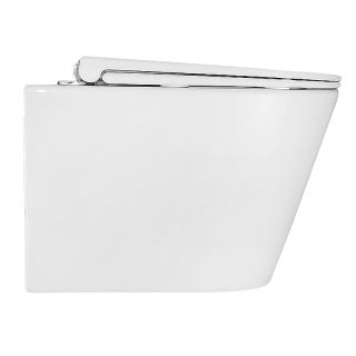 Унитаз подвесной Azario Lander AZ-2802E безободковый торнадо белый