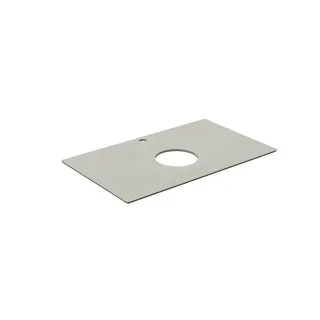 Столешница для накладных раковин Kerama Marazzi Про Чементо KM6012G0501RP80Tc2 80 см серый светлый натуральный