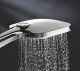 Душевой гарнитур Grohe Rainshower SmartActive Cube 130 26584LS0 с мыльницей три режима струи белая луна/хром