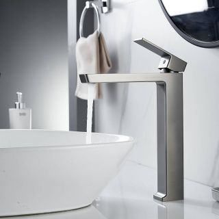Смеситель для раковины Rose R1811T-1 оружейная сталь Смеситель для раковины Rose R1811T-1 оружейная сталь